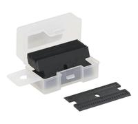 Lame plastique rectangle 19x40mm pour grattoir - boîte de 10 pcs - 15941