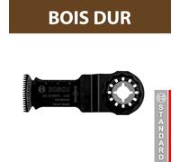 Bosch Professional Lame plongeante HCS AIZ 32 BSPC – pour bois durs 50 x 32 mm, Noir