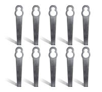 Lame pour Coupe Bordure, 10 pcs, dellyy Lame en Metal Coupe Bordure, Lame Debrouissalleuses, Lames de Rechange pour Coupe Bordure, Lames de Grass Trimme, Lame de Tondeuse