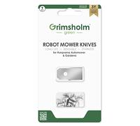 Blister de 9 lames pour robots FLYMO - GARDENA - HUSQVARNA modèles 1200R, R38LI, R40LI, R45LI, R50LI, R70LI, R80Li, R160, Sileno,