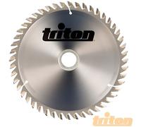 Lame pour scie circulaire - TRITON - TTS1400 - Carbure de tungstène - 60 dents - Gris