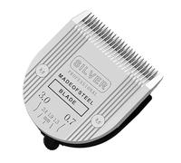 Lame Professionnelle 5 En 1 Réglable Et Détachable For Chien, Compatible Avec Les Tondeuses WAHL, Arco, Bravura, Chromado, Creativa Et Figura, Anti-lag(1pcs silver)