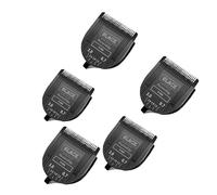 Lame Professionnelle 5 En 1 Réglable Et Détachable For Chien, Compatible Avec Les Tondeuses WAHL, Arco, Bravura, Chromado, Creativa Et Figura, Anti-lag(5pcs black)