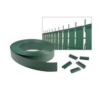 Lame PVC souple en rouleau - Casanoov - BALDO - 100m - L.46mm - Vert - PVC - Occultation jardin/clôture