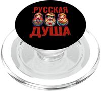 L'âme Russe Russie Matryoshka Russe pour Les Russes PopSockets PopGrip pour MagSafe