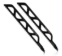 Lame Scie Sabre,S2243 HM Lot de 2 Lames de Scie Sabre en Acier au Carbure de Tungstène pour Couper la Pierre, le bois, la brique, le béton, la plaque de ciment 455 mm