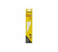 Stanley Lames de scie sabre STA21232-XJ HCS pour bois 228 mm - Lot de 2