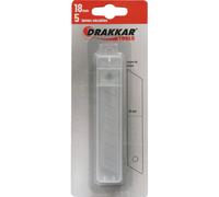 Lame sécable de 18mm - lot de 5 pcs DRAKKAR TOOLS - 15852