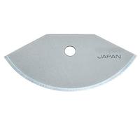 Lame semi-circulaire de 18,5 mm en acier inoxydable et design ergonomique, idéale pour couper des matériaux dans l'artisanat et les travaux de précision.