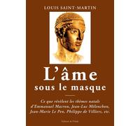L'âme sous le masque - Louis Saint-Martin - L'onde Eds De - broché - Essai