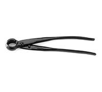 Lame tranchante professionnelle à bord rond et concave, outil de de branches de bonsaï pour l'élagage des arbres de jardin, alliage d'acier au manganèse noir, 21 cm (175 mm)