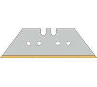 Lame trapézoïdale L61xL18,7xS0,65mm TIN avec perforation