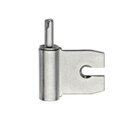 Lame universel mâle pour huisserie métallique droite 35x43mm acier zingué - BOURG - M-789081
