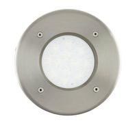 Spot à encastrer sol LED extérieur rond acier inoxydable Eglo Lamedo 3000K IP67 230lm 10cm