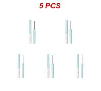 Lameila-Mascara Noir Pour Les Yeux,Ultra-Fin,Petite Tête De Brosse,Allongeant,Naturel,Imperméable,Professionnel,Cosmétique,Maquillage.5pcs