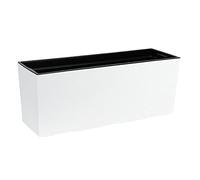 Lamela Jardinière Begonia 19 x 56 x H 19,5 cm Blanc Partie e Point 5