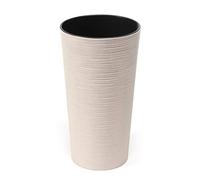 Lamela Pot de fleurs écologique, Lilia, support pour balcon, jardin, seau, décoration d'intérieur Un mix, à assortir. Selon vos goûts. blanc