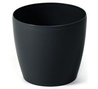 LAMELA produit à partir de matières premières biologiques. MAGNOLIA cache-pot - noir Ø 13,5 cm 12 cm