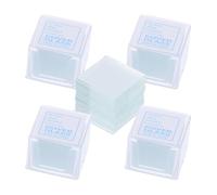 Lamelles Couvre-Objets pour Microscope en Verre 500 Pièces 2x2x0,1cm | Usage pour Lames de Microscope, Lot, pour Classes de Biologie, Étudiants et Passionnés