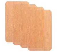 Lamelles de Cèdre Accessoires 4 Pièces, Grand Format pour Cigares | Planches de Cèdre Espagnol, Boîte à Cigare, Boite Humidité, Usage Maison Bureau