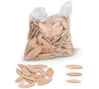 Lamelles en hêtre - Lot de 300 pièces - 100 pièces par taille - Tailles lamello 20/10/0 - Assemblage stable