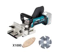 Lamelleuse 18V DPJ180Z + Lame carbure Ø100 mm + 1000 lamelles bois N°10 53x19mm MAKITA