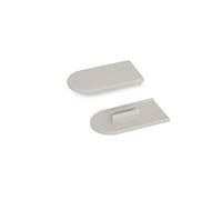 Capuchon de finition - pour ferrures Cabineo - blanc RAL 9018 LAMELLO