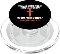Lamentations 3:57 Écritures des versets de la Bible PopSockets PopGrip pour MagSafe