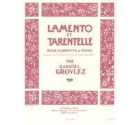 Lamento Et Tarentelle pour clarinette et piano