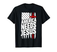L'Amérique a Besoin de Jésus, Foi chrétienne, église, Jésus Patriotique T-Shirt