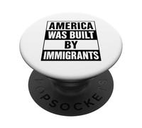 L'Amérique a été construite par des immigrants protestation Migra Pride Chicano PopSockets PopGrip Adhésif