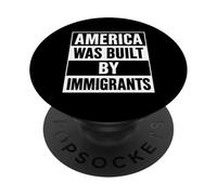 L'Amérique a été construite par des immigrants protestation Migra Pride Chicano PopSockets PopGrip Adhésif