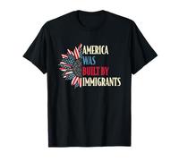 L'Amérique a été construite par des immigrants, soutient les droits des réfugiés T-Shirt