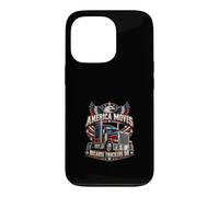L'Amérique Bouge Parce Que Les camionneurs sont des camionneurs patriotes Coque pour iPhone 13 Pro