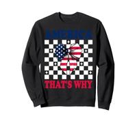 L'Amérique, C'est Pourquoi, Le 4 Juillet, Drapeau américain, Patriotique Sweatshirt