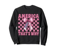 L'Amérique, C'est Pourquoi, Le 4 Juillet, Drapeau américain, Patriotique Sweatshirt