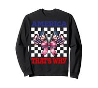 L'Amérique, C'est Pourquoi, Le 4 Juillet, Drapeau américain, Patriotique Sweatshirt