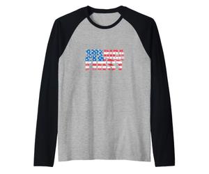 L'Amérique d'abord Manche Raglan