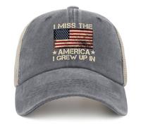 L'Amérique dans Laquelle J'Ai Grandi Me Manque Casquettes De Baseball Anti-UV Casquette De Camionneur Unisexe Solaire Cap pour Golf Été Extérieur