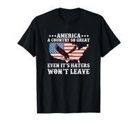 L'Amérique est Un Pays Tellement génial même s'il déteste Le Drapeau américain Patriot T-Shirt