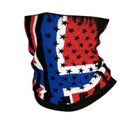 L'Amérique Et La Norvège S'Associent pour Représenter Le Drapeau Norvégien. Unisexe Foulard Léger Écharpe Tube Séchage Rapide Bandana pour Cyclisme Marche Voyage Sport