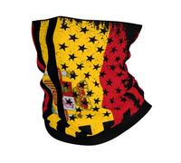 L'Amérique Et L'Espagne Combinent Les Drapeaux Espagnols Homme Femme Cache Cou Séchage Rapide Tour De Cou Coupe-Vent Bandeau pour Voyage Marche Sport Pêche