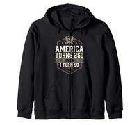 L'Amérique fête Ses 250 Ans, J'Ai 50 Ans, Patriotic USA Sweat à Capuche