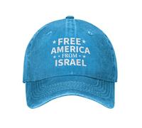 L'Amérique Libre D'Israël Homme Femme Casquette Trucker Soft Casquette De Baseball Anti UV Snapback Cap pour Running Extérieur Cyclisme