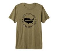 L'Amérique, Pays Que J'aime T-Shirt Haut de Gamme