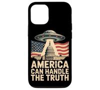 L'Amérique Peut gérer la vérité - UFO Alien Disclosure Meme Coque pour iPhone 12/12 Pro