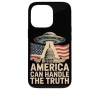 L'Amérique Peut gérer la vérité - UFO Alien Disclosure Meme Coque pour iPhone 13 Pro