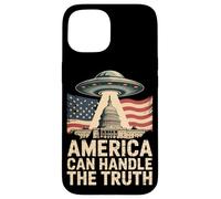 L'Amérique Peut gérer la vérité - UFO Alien Disclosure Meme Coque pour iPhone 15