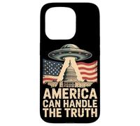 L'Amérique Peut gérer la vérité - UFO Alien Disclosure Meme Coque pour iPhone 15 Pro