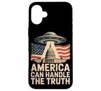 L'Amérique Peut gérer la vérité - UFO Alien Disclosure Meme Coque pour iPhone 16 Plus